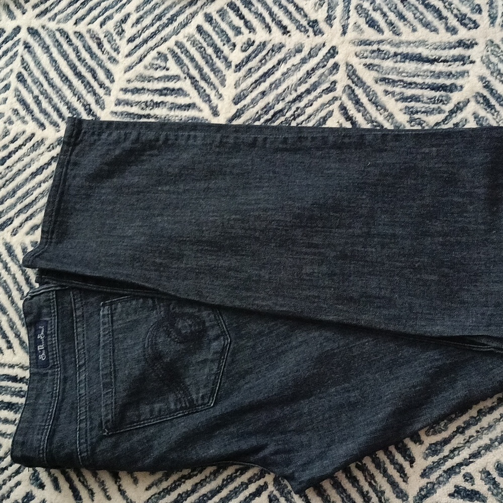 See thru soul size 29 straight leg dark navy jeans
